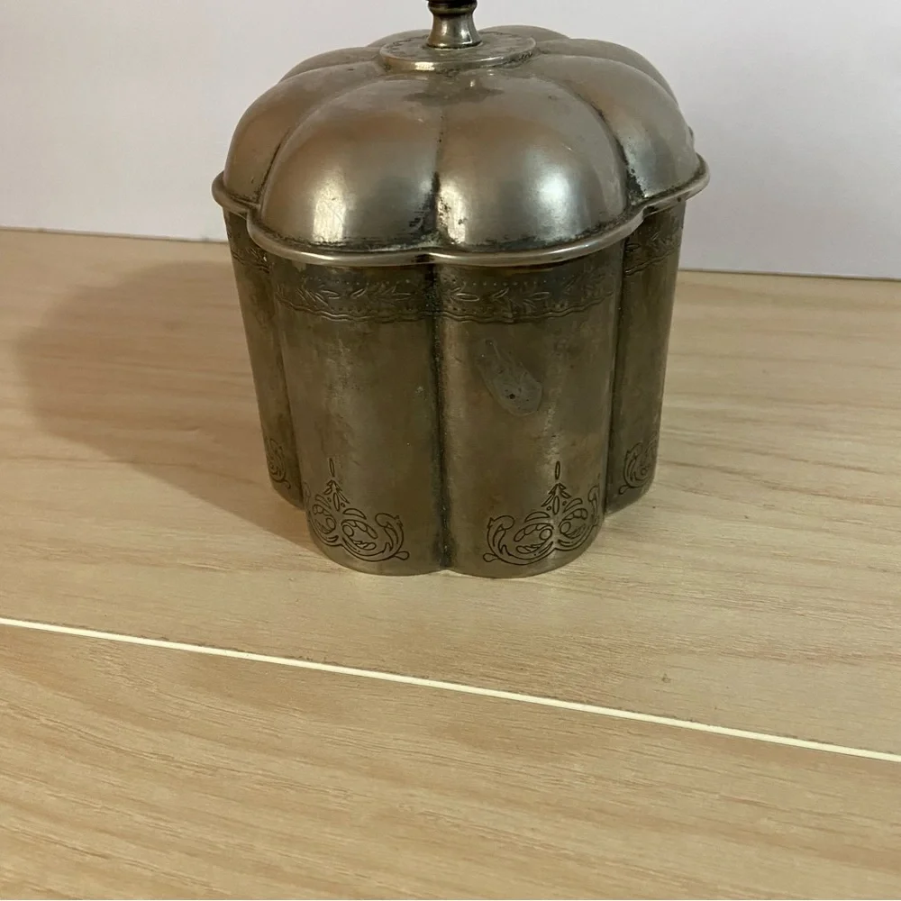 Vintage Godinger Silver 1994 Decorative Jewelry Box Container Made in New York